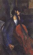 Amedeo Modigliani The Cellist (mk39) china oil painting reproduction